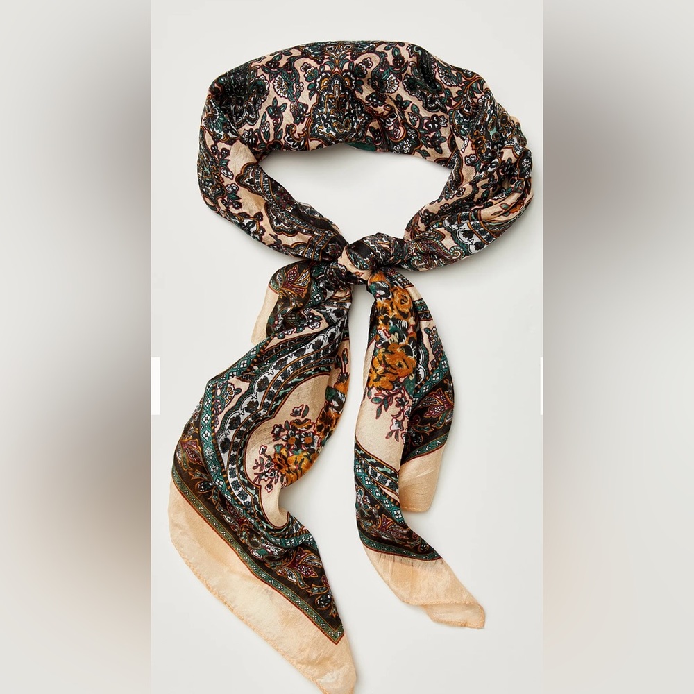 Free People So Silk Bandana Scarf